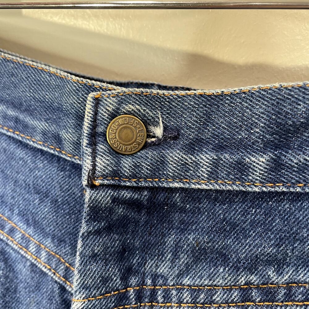 Levis Misses Size 16 Jeans Vintage 80s Made in USA High Rise High Waist Western - Picture 12 of 13